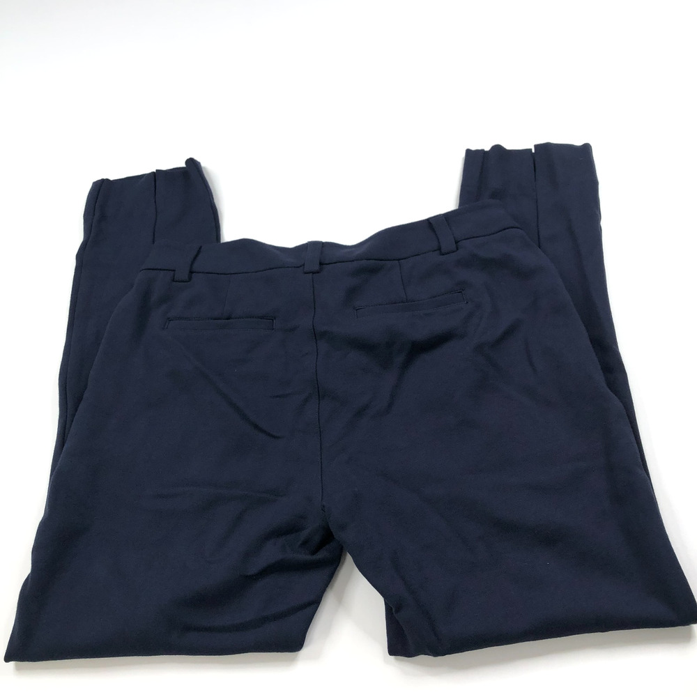 Cabi 4 (Fit 29W 27L) Agency Ponte Knit Mid Rise Pants Blue 5499